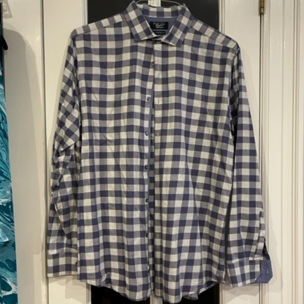 Penguin men's button down, size 16/34-35, slim fit